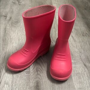 Kids Pink Rain Boots (12)